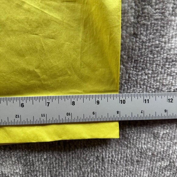 Paul Smith Trousers 36 / US 4 Womens Yellow Paperbag Button Detail Flat Front - Picture 4 of 9
